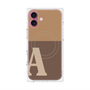 プレミアムパネル with MagSafe［ オリジナル - initial two tone - A brown ］