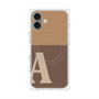 プレミアムパネル with MagSafe［ オリジナル - initial two tone - A brown ］
