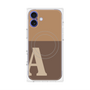 プレミアムパネル with MagSafe［ オリジナル - initial two tone - A brown ］