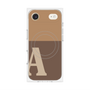 プレミアムパネル with MagSafe［ オリジナル - initial two tone - A brown ］