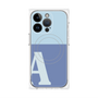 プレミアムパネル with MagSafe［ オリジナル - initial two tone - A blue ］