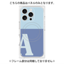 プレミアムパネル with MagSafe［ オリジナル - initial two tone - A blue ］