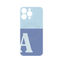 プレミアムパネル with MagSafe［ オリジナル - initial two tone - A blue ］