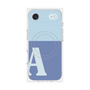 プレミアムパネル with MagSafe［ オリジナル - initial two tone - A blue ］