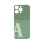 プレミアムパネル with MagSafe［ オリジナル - initial two tone - A green ］