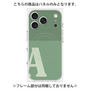プレミアムパネル with MagSafe［ オリジナル - initial two tone - A green ］