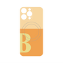 プレミアムパネル with MagSafe［ オリジナル - initial two tone - B orange ］