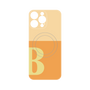 プレミアムパネル with MagSafe［ オリジナル - initial two tone - B orange ］