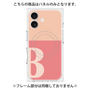 プレミアムパネル with MagSafe［ オリジナル - initial two tone - B pink ］