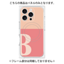 プレミアムパネル with MagSafe［ オリジナル - initial two tone - B pink ］