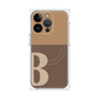 プレミアムパネル with MagSafe［ オリジナル - initial two tone - B brown ］
