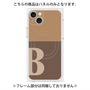 プレミアムパネル with MagSafe［ オリジナル - initial two tone - B brown ］