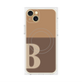 プレミアムパネル with MagSafe［ オリジナル - initial two tone - B brown ］