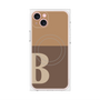 プレミアムパネル with MagSafe［ オリジナル - initial two tone - B brown ］
