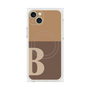 プレミアムパネル with MagSafe［ オリジナル - initial two tone - B brown ］