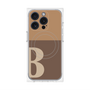 プレミアムパネル with MagSafe［ オリジナル - initial two tone - B brown ］