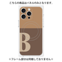 プレミアムパネル with MagSafe［ オリジナル - initial two tone - B brown ］