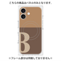 プレミアムパネル with MagSafe［ オリジナル - initial two tone - B brown ］