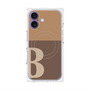 プレミアムパネル with MagSafe［ オリジナル - initial two tone - B brown ］
