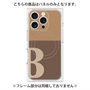 プレミアムパネル with MagSafe［ オリジナル - initial two tone - B brown ］