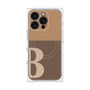 プレミアムパネル with MagSafe［ オリジナル - initial two tone - B brown ］
