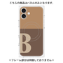 プレミアムパネル with MagSafe［ オリジナル - initial two tone - B brown ］