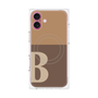 プレミアムパネル with MagSafe［ オリジナル - initial two tone - B brown ］