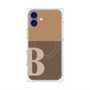 プレミアムパネル with MagSafe［ オリジナル - initial two tone - B brown ］