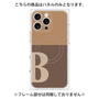 プレミアムパネル with MagSafe［ オリジナル - initial two tone - B brown ］