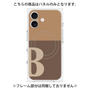 プレミアムパネル with MagSafe［ オリジナル - initial two tone - B brown ］