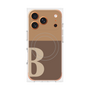 プレミアムパネル with MagSafe［ オリジナル - initial two tone - B brown ］