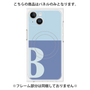 プレミアムパネル with MagSafe［ オリジナル - initial two tone - B blue ］
