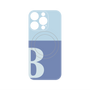 プレミアムパネル with MagSafe［ オリジナル - initial two tone - B blue ］