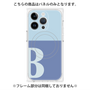 プレミアムパネル with MagSafe［ オリジナル - initial two tone - B blue ］