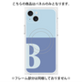プレミアムパネル with MagSafe［ オリジナル - initial two tone - B blue ］