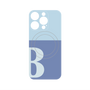 プレミアムパネル with MagSafe［ オリジナル - initial two tone - B blue ］