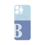 プレミアムパネル with MagSafe［ オリジナル - initial two tone - B blue ］
