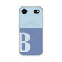 プレミアムパネル with MagSafe［ オリジナル - initial two tone - B blue ］