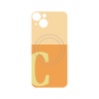 プレミアムパネル with MagSafe［ オリジナル - initial two tone - C orange ］