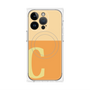 プレミアムパネル with MagSafe［ オリジナル - initial two tone - C orange ］