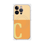プレミアムパネル with MagSafe［ オリジナル - initial two tone - C orange ］