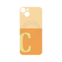 プレミアムパネル with MagSafe［ オリジナル - initial two tone - C orange ］