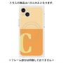 プレミアムパネル with MagSafe［ オリジナル - initial two tone - C orange ］