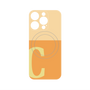 プレミアムパネル with MagSafe［ オリジナル - initial two tone - C orange ］