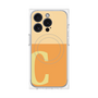 プレミアムパネル with MagSafe［ オリジナル - initial two tone - C orange ］