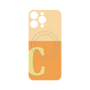 プレミアムパネル with MagSafe［ オリジナル - initial two tone - C orange ］