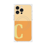 プレミアムパネル with MagSafe［ オリジナル - initial two tone - C orange ］
