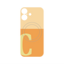 プレミアムパネル with MagSafe［ オリジナル - initial two tone - C orange ］