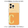 プレミアムパネル with MagSafe［ オリジナル - initial two tone - C orange ］