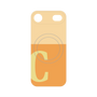 プレミアムパネル with MagSafe［ オリジナル - initial two tone - C orange ］